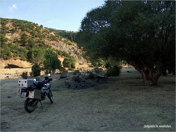 Schlafplatz in Anatolien